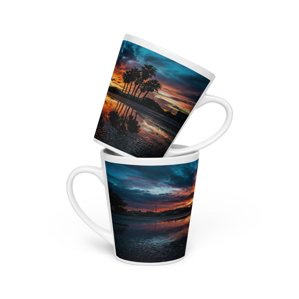 Tropical Sunset Latte Mug