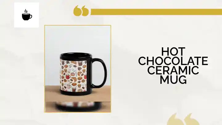 Hot Chocolate Ceramic Mug by@Outfy