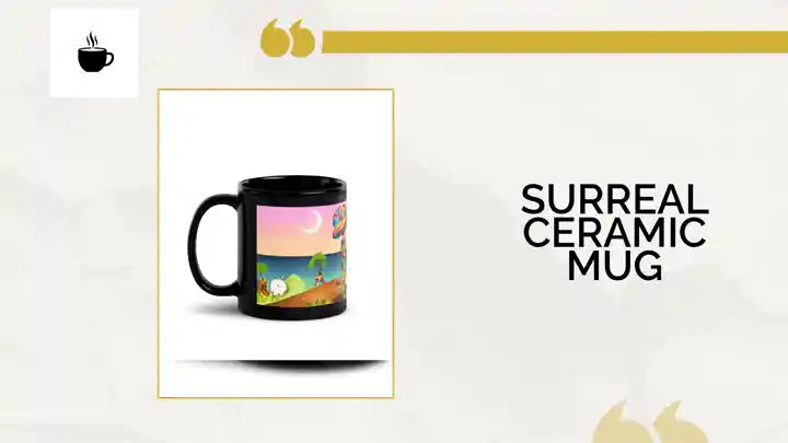 Surreal Ceramic Mug by@Outfy