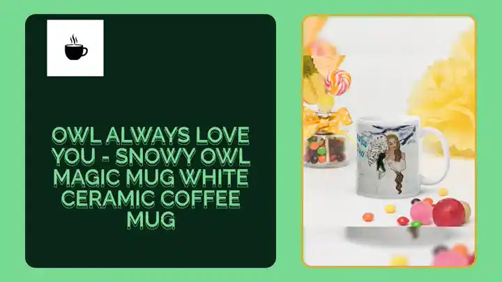 Owl Always Love You - Snowy Owl Magic Mug White Ceramic Coffee Mug by@Outfy