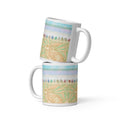 Premium white ceramic - Art Deco Easter bunny mug - Art Deco golden bunny with geometric sunburst pattern
Row of watercolor Easter eggs in pastel pink, blue, green, and lavender
Decorative bands in soft turquoise, lavender, and pink
Elegant geometric and ornamental details
Perfect blend of vintage Art Deco and spring Easter themes - 11 oz