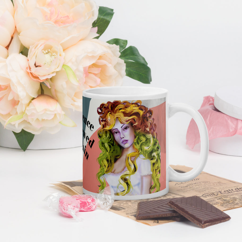 Resilience is Brewed Within - Vibrant Strength Mug - 11 oz - right
 view