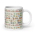 Tea Time Ceramic Mug - Tea Lover Sticker Design Ceramic Mug - 20-oz-right view